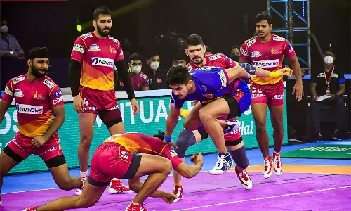Dabang Delhi KC Telugu Titans Kabaddi Dabang Delhi KC Telugu Titans Kabaddi