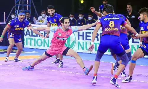 Jaipur Pink Panthers Dabang Delhi KC  Kabaddi Jaipur Pink Panthers Dabang Delhi KC  Kabaddi