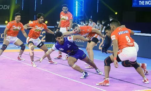 Gujarat Giants beat Haryana Steelers