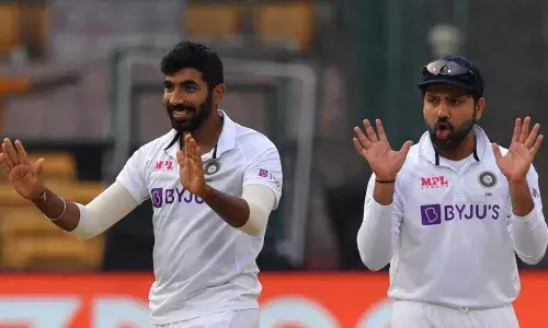 Jasprit Bumrah and Rohit Sharma Jasprit Bumrah and Rohit Sharma