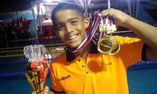 Para-swimmer Amartya Chakraborty