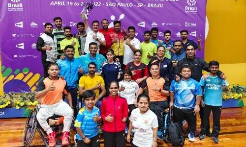 ब्राज़ील पैरा-बैडमिंटन इंटरनेशनल टूर्नामेंट में भारतीय टीम ने जीते कुल 28 पदक ब्राज़ील पैरा-बैडमिंटन इंटरनेशनल टूर्नामेंट में भारतीय टीम ने जीते कुल 28 पदक