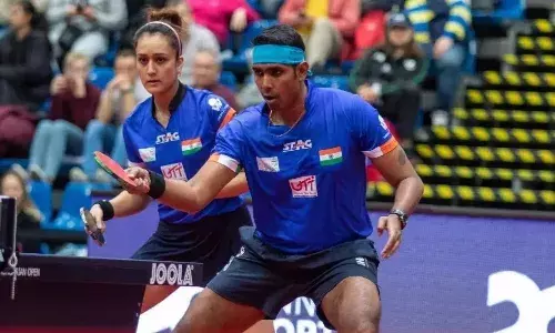 Sharath Kamal and Manika Batra