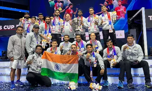Indian badminton team thomas cup
