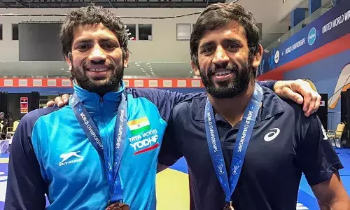 Ravi Dahiya and Bajrang Punia Ravi Dahiya and Bajrang Punia