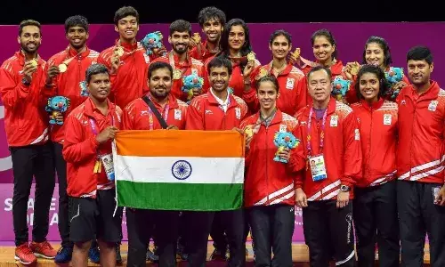 Indian badminton team