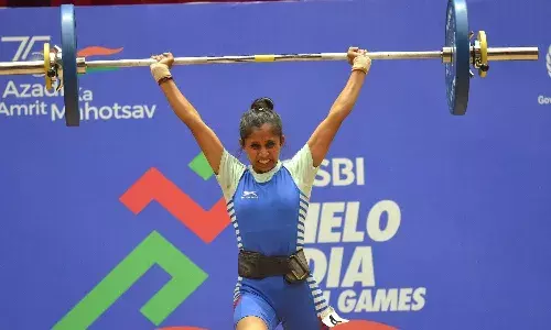 Kajol Sargar Weightlifting gold