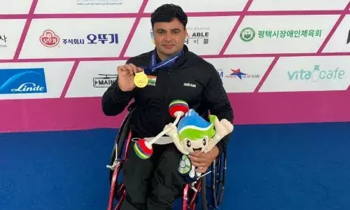 Ashok para powerlifting