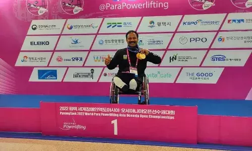 Joby Matthew Para Powerlifting