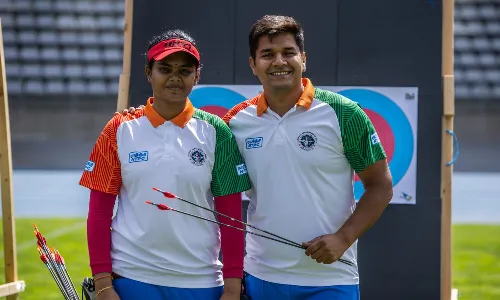 abhishek verma and jyothi surekha  archery abhishek verma and jyothi surekha  archery
