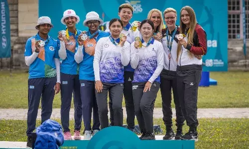 Indian women recurve archery team Indian women recurve archery team