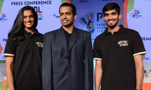 Pullela Gopichand with Srikanth Kidambi and PV Sindhu