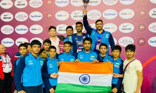 भारतीय पुरुष पहलवानों ने एशियाई कुश्ती चैंपियनशिप का जीता खिताब, चार स्वर्ण पदक जीतकर बढ़ाया देश का मान भारतीय पुरुष पहलवानों ने एशियाई कुश्ती चैंपियनशिप का जीता खिताब, चार स्वर्ण पदक जीतकर बढ़ाया देश का मान