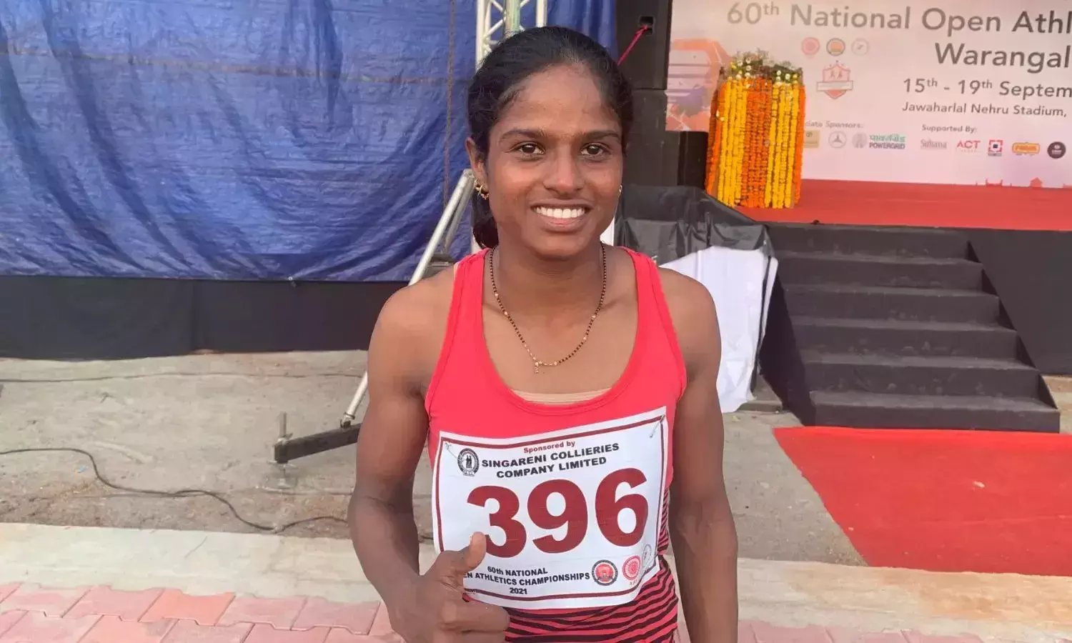 Aishwarya Babu long jump