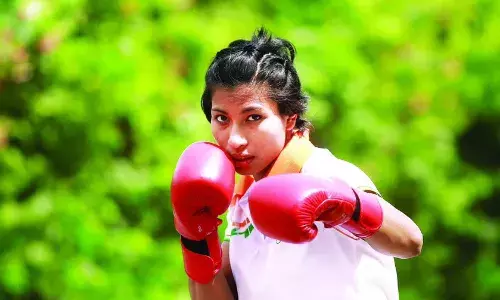 Lovlina Borgohain boxing Lovlina Borgohain boxing