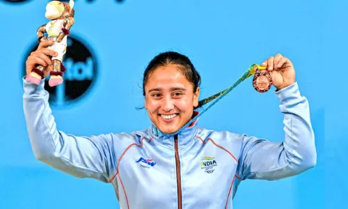 Commonwealth Games 2022: हरजिंदर कौर ने भारोत्तोलन में दिलाया देश को एक और पदक, 71 किलोग्राम वर्ग में जीता कांस्य पदक Commonwealth Games 2022: हरजिंदर कौर ने भारोत्तोलन में दिलाया देश को एक और पदक, 71 किलोग्राम वर्ग में जीता कांस्य पदक