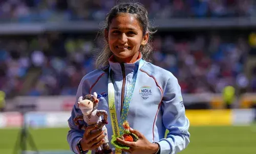 Commonwealth Games 2022: एथलेटिक्स में भारत को तीसरा पदक, 10,000 मीटर पैदल चाल में प्रियंका ने जीता रजत Commonwealth Games 2022: एथलेटिक्स में भारत को तीसरा पदक, 10,000 मीटर पैदल चाल में प्रियंका ने जीता रजत