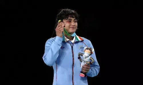 Commonwealth Games 2022: भारतीय महिला पहलवान पूजा गहलोत ने जीता कांस्य, स्कॉटलैंड की पहलवान को 12-2 से दी मात Commonwealth Games 2022: भारतीय महिला पहलवान पूजा गहलोत ने जीता कांस्य, स्कॉटलैंड की पहलवान को 12-2 से दी मात