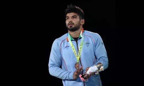 Commonwealth Games 2022: कुश्ती में मिला भारत को एक और पदक, 97 किलो वर्ग में दीपक नेहरा ने जीता कांस्य पदक Commonwealth Games 2022: कुश्ती में मिला भारत को एक और पदक, 97 किलो वर्ग में दीपक नेहरा ने जीता कांस्य पदक