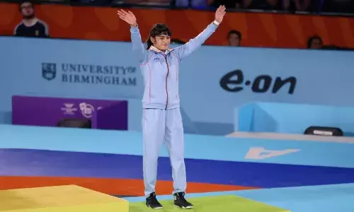 Commonwealth Games 2022: कांस्य पदक जीतने पर भी पूजा गहलोत ने माँगी देश से माफी Commonwealth Games 2022: कांस्य पदक जीतने पर भी पूजा गहलोत ने माँगी देश से माफी