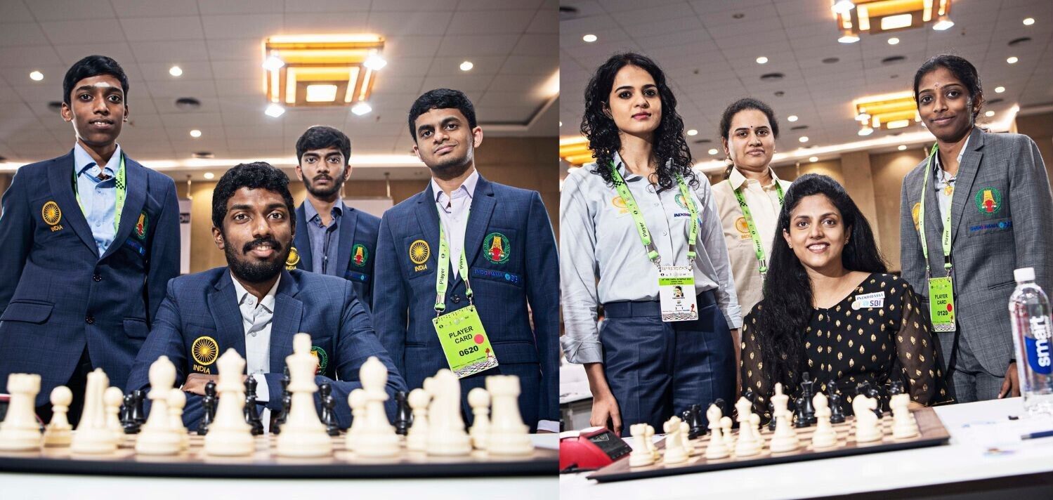 Chess Olympiad ओपन वर्ग में भारत की 'बी' टीम और महिला वर्ग में 'ए' टीम