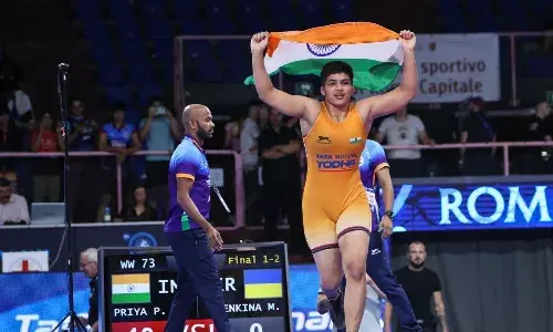 World U20 wrestling championship 2022: भारतीय महिला पहलवान प्रिया मलिक ने हासिल किया रजत, स्वर्ण से चूकी World U20 wrestling championship 2022: भारतीय महिला पहलवान प्रिया मलिक ने हासिल किया रजत, स्वर्ण से चूकी