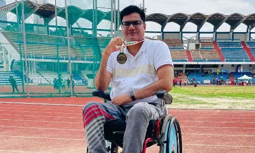 नेशनल पैरा एथलेटिक्स चैंपियनशिप में अमित सरोहा ने हासिल किया स्वर्ण पदक