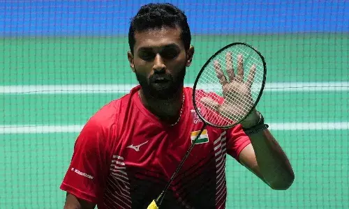 BWF World Championships: भारतीय खिलाड़ी एच एस प्रणय एकल स्पर्धा में हारे, चीन के झाओ ने 2-1 से दी मात BWF World Championships: भारतीय खिलाड़ी एच एस प्रणय एकल स्पर्धा में हारे, चीन के झाओ ने 2-1 से दी मात