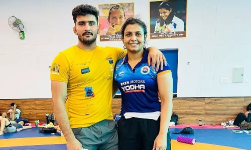 राष्ट्रमंडल खेलों की कांस्य पदक विजेता पूजा सिहाग के पति अजय की संदिग्ध हालत में मौत राष्ट्रमंडल खेलों की कांस्य पदक विजेता पूजा सिहाग के पति अजय की संदिग्ध हालत में मौत