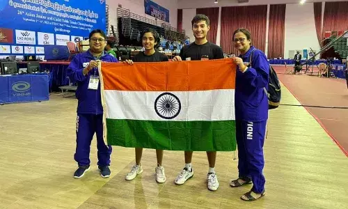 एशियाई जूनियर टेबल टेनिस में पायस-यशस्विनी की जोड़ी ने हासिल किया स्वर्ण पदक