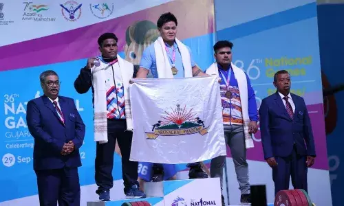 National Games 2022 Round Up: अरुणाचल के सैम्बो लापुंग ने राष्ट्रीय रिकॉर्ड के साथ भारोत्तोलन में स्वर्ण जीता