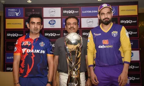 Gautam Gambhir,  Raman Raheja and Irfan Pathan