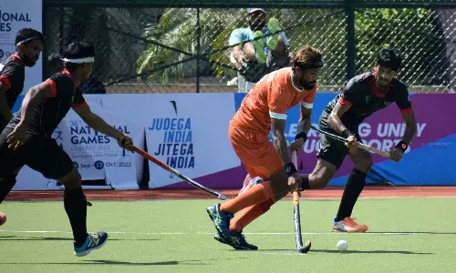 Hockey Mens Semifinals - Uttar Pradesh vs Maharashtra