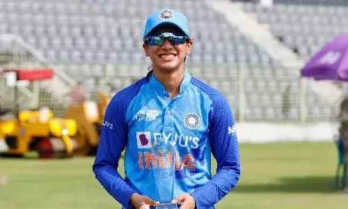 अंतर्राष्ट्रीय टी20 फॉर्मेट में 100 मैच खेलने वाली दूसरी भारतीय महिला बनी स्मृति मंधाना अंतर्राष्ट्रीय टी20 फॉर्मेट में 100 मैच खेलने वाली दूसरी भारतीय महिला बनी स्मृति मंधाना