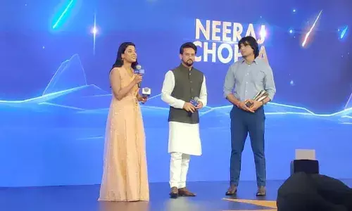 सीएनन-न्यूज 18 की ओर से नीरज चोपड़ा को मिला आईकॉन ऑफ द ईयर का अवार्ड