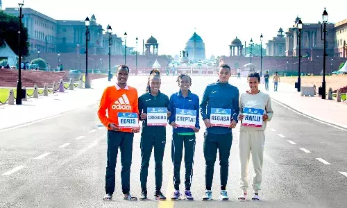 Delhi Half Marathon International Athletes