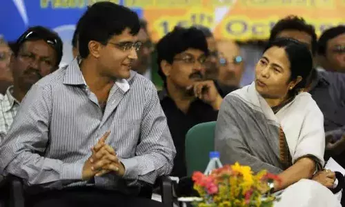 Mamata Banerjee and Sourav Ganguly Mamata Banerjee and Sourav Ganguly