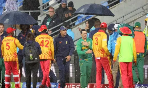T20 World Cup: दक्षिण अफ्रीका की जीत के बीच में बारिश बन गयी दीवार