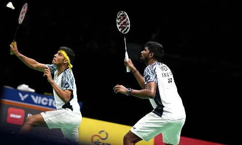 Satwiksairaj Rankireddy and Chirag Shetty Badminton