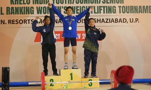 खेलो इंडिया भारोत्तोलन प्रतियोगिता में महाराष्ट्र की आकांक्षा ने बनाए तीन राष्ट्रीय रिकॉर्ड