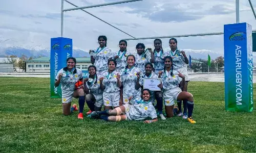 भारतीय महिला रग्बी टीम ने एशिया अंडर-20 रग्बी चैंपियनशिप में रजत पदक जीता