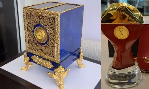फीफा विश्व कप में भारतीय कलाकारी का जलवा, आगरा की नक्काशी से सजी खूबसूरत ट्रॉफी