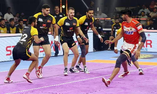 Gujarat Giants vs Telugu Titans Gujarat Giants vs Telugu Titans