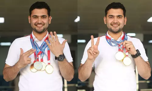 राष्ट्रीय निशानेबाजी चैम्पियनशिप में अनीष भानवाला ने हासिल किए चार स्वर्ण पदक