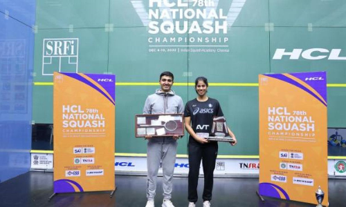 राष्ट्रीय स्क्वाश चैंपियनशिप: जोशना चिनप्पा और अभय सिंह बने चैंपियन