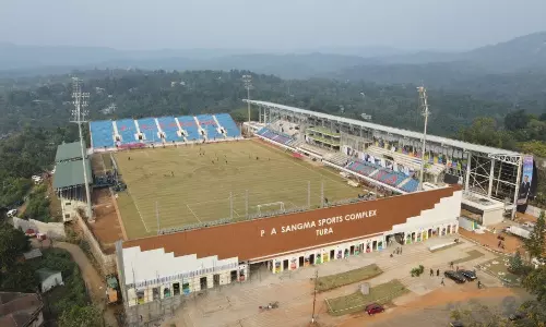 देश के सबसे बड़े प्री-इंजीनियर्ड कम्पोजिट फुटबॉल स्टेडियम का मेघालय में उद्घाटन