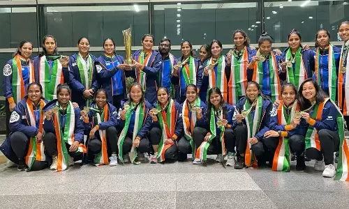 नेशन्स कप की विजेता भारतीय महिला टीम को हॉकी इंडिया नकद इनाम से करेगी सम्मानित