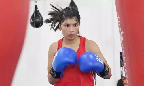 Nikhat Zareen Boxing