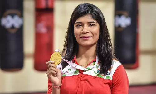 Nikhat Zareen Boxing