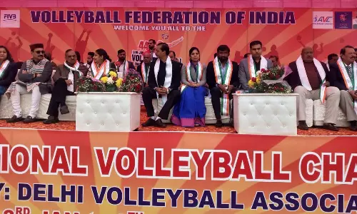 सब जूनियर राष्ट्रीय वॉलीबॉल चैंपियनशिप का हुआ भव्य शुभारंभ